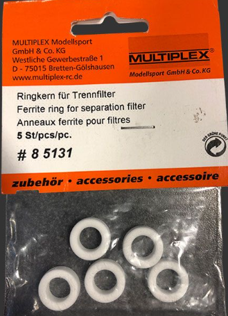 Ringkern fur Trennfilter (5 st in verpakking)